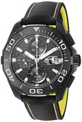  Shop Authentic Tag Heuer Aquaracer PVD Black Dial Watch for Men - CAY218A.FC6361 - Luxxuri