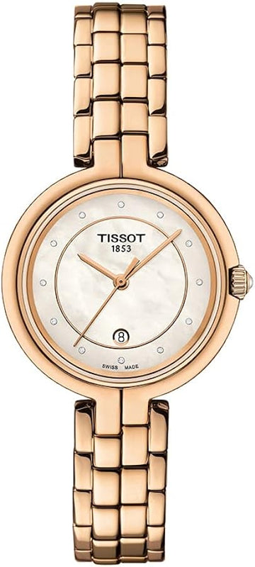  Shop Authentic Tissot T Lady Flamingo Mother of Pearl Dial Rose Gold Steel Strap Watch For Women - T094.210.33.116.02 - Luxxuri