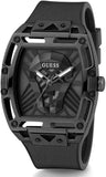  Shop Authentic Guess Legend Black Dial Black Silicone Strap Watch For Men - GW0500G2 - Luxxuri
