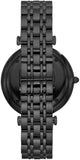  Shop Authentic Emporio Armani Gianni T Bar Analog Black Dial Black Steel Strap Watch For Men - AR11299 - Luxxuri