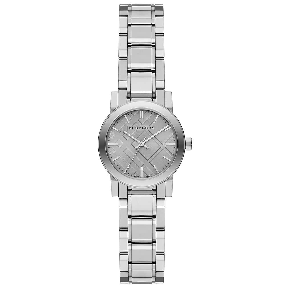 Shop Authentic Burberry The City Diamonds Silver Dial Silver Steel Strap Watch for Women - BU9229 - Luxxuri