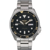  Shop Authentic Seiko 5 Sports Automatic Black Dial Silver Steel Strap Watch For Men - SRPD57K1 - Luxxuri
