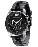  Shop Authentic Emporio Armani Sportivo Black Dial Two Tone Ceramic Bracelet Watch For Men - AR5866 - Luxxuri
