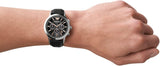  Shop Authentic Emporio Armani Giovanni Analog Black Dial Black Leather Strap Watch For Men - AR11431 - Luxxuri