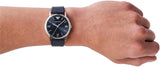  Shop Authentic Emporio Armani Kappa Quartz Blue Dial Blue Leather Strap Watch For Women - AR11012 - Luxxuri