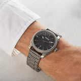  Shop Authentic Fossil Machine Chronograph Black Dial Grey Steel Strap Watch for Men - FS4774 - Luxxuri