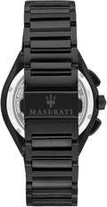  Shop Authentic Maserati Triconic Quartz Black Dial Black Steel Strap Watch For Men - R8873639003 - Luxxuri