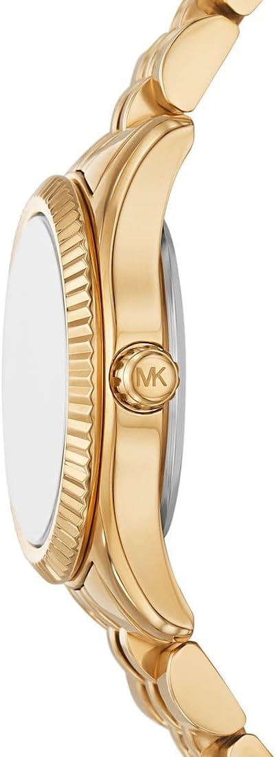  Shop Authentic Michael Kors Lexington Pave Three-Hand Green Dial Gold Steel Strap Watch for Women - MK4842 - Luxxuri