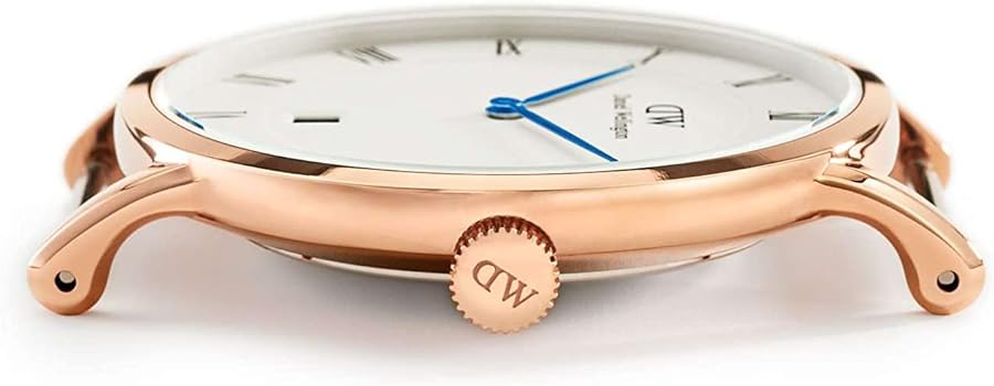  Shop Authentic Daniel Wellington Dapper Durham White Dial Brown Leather Strap Watch For Men - DW00100115 - Luxxuri