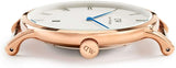  Shop Authentic Daniel Wellington Dapper Durham White Dial Brown Leather Strap Watch For Men - DW00100115 - Luxxuri