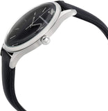  Shop Authentic Emporio Armani Lambda Classic Quartz Black Dial Black Leather Strap Watch For Men - AR11020 - Luxxuri