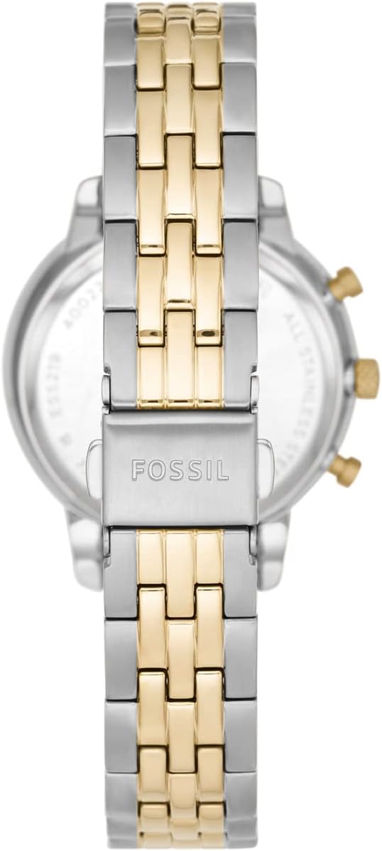  Shop Authentic Fossil Neutra Chronograph Mother of Pearl White Dial Two Tone Steel Strap Watch for Women - ES5216 - Luxxuri