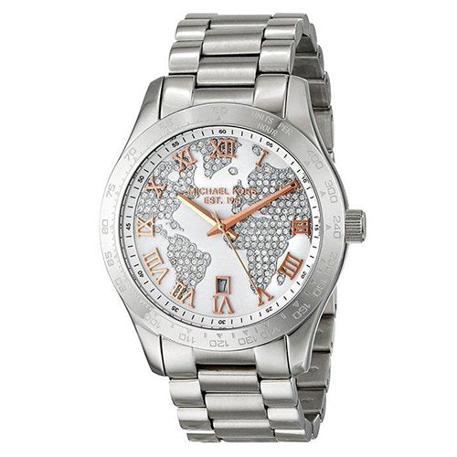  Shop Authentic Michael Kors Layton Silver Dial Silver Steel Strap Watch for Women - MK5958 - Luxxuri