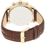  Shop Authentic Tommy Hilfiger Harrison White Dial Brown Leather Strap Watch for Men - 1790874 - Luxxuri