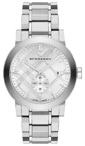  Shop Authentic Burberry The City Silver Dial Silver Steel Strap Watch for Men - BU9900 - Luxxuri