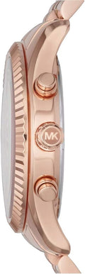  Shop Authentic Michael Kors Lexington Chronograph White Dial Rose Gold Steel Strap Watch For Women - MK8313 - Luxxuri