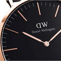  Shop Authentic Daniel Wellington Classic Reading Black Dial Black Leather Strap Watch For Men - DW00100129 - Luxxuri