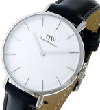  Shop Authentic Daniel Wellington Classic Petite Reading White Dial Black Leather Strap Watch For Women - DW00100185 - Luxxuri