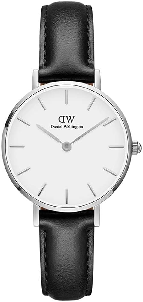  Shop Authentic Daniel Wellington Classic Petite Reading White Dial Black Leather Strap Watch For Women - DW00100185 - Luxxuri