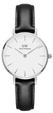  Shop Authentic Daniel Wellington Classic Petite Sheffield White Dial Black Leather Strap Watch For Women - DW00100242 - Luxxuri