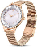  Shop Authentic Swarovski Octea Nova Silver Dial Rose Gold Mesh Strap Watch for Women - 5650011 - Luxxuri