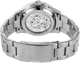  Shop Authentic Fossil FB-01 Automatic Skeleton Black Dial Silver Steel Strap Watch for Men - ME3190 - Luxxuri