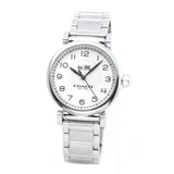Coach Madison White Dial Silver Steel Strap Watch for Women - 14502394