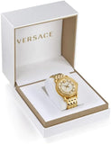  Shop Authentic Versace Code Quartz Silver Dial Gold Steel Strap Watch For Men - VEPO00420 - Luxxuri