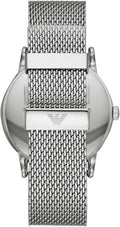  Shop Authentic Emporio Armani Luigi Quartz Blue Dial Silver Mesh Bracelet Watch For Men - AR11230 - Luxxuri