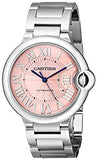  Shop Authentic Cartier Ballon Bleu De Cartier Pink Dial Silver Steel Strap Watch for Women - W6920041 - Luxxuri