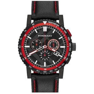  Shop Authentic Burberry City Chronograph Black Dial Black Leather Strap Watch for Men - BU9803 - Luxxuri