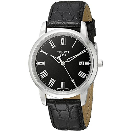  Shop Authentic Tissot Classic Dream Black Dial Black Leather Strap Watch for Men - T033.410.16.053.01 - Luxxuri