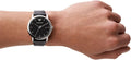  Shop Authentic Emporio Armani Luigi Quartz Black Dial Black Leather Strap Watch For Men - AR2500 - Luxxuri