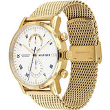  Shop Authentic Tommy Hilfiger Kane White Dial Gold Mesh Bracelet Watch for Men - 1710403 - Luxxuri