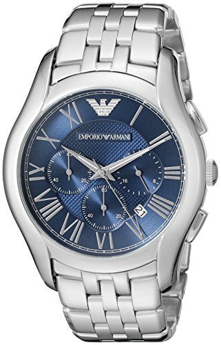  Shop Authentic Emporio Armani Classic Navy Blue Dial Stainless Steel Watch For Men - AR1787 - Luxxuri