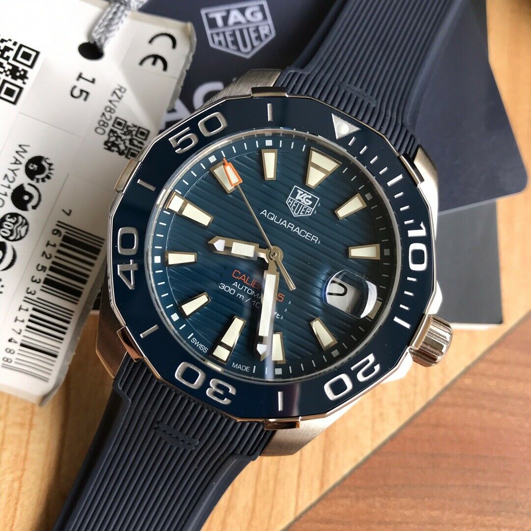  Shop Authentic Tag Heuer Aquaracer Blue Dial Watch for Men -  WAY211C.FT6155 - Luxxuri
