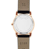  Shop Authentic Movado Museum Classic Black Dial Black Leather Strap Watch For Women - 607061 - Luxxuri