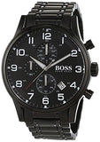  Shop Authentic Hugo Boss Chronograph Black Dial Black Steel Strap Watch for Men - 1513180 - Luxxuri