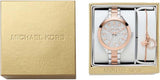  Shop Authentic Michael Kors Slim Runway Crystals Silver Dial Two Tone Steel Strap Watch for Women - MK1045 - Luxxuri