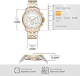  Shop Authentic Michael Kors Pilot Multifunction Chronograph White Dial Two Tone Steel Strap Watch for Men - MK9126 - Luxxuri