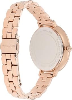  Shop Authentic Michael Kors Charley Three-Hand Analog Rose Gold Dial Rose Gold Steel Strap Watch for Women - MK4400 - Luxxuri