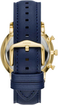  Shop Authentic Fossil Neutra Chronograph Blue Dial Blue Leather Strap Watch for Men - FS5790 - Luxxuri