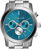  Shop Authentic Michael Kors Runway Quartz Blue Dial Silver Steel Strap Watch For Women - MK5953 - Luxxuri