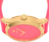  Shop Authentic Gucci G Timeless Quartz Pink Dial Pink Leather Strap Watch For Women - YA1264115 - Luxxuri