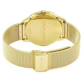  Shop Authentic Calvin Klein Minimal White Dial Gold Mesh Bracelet Watch for Men - K3M21526 - Luxxuri