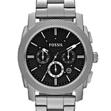  Shop Authentic Fossil Machine Chronograph Black Dial Silver Steel Strap Watch for Men - FS4776 - Luxxuri