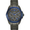 Guess Flagship Multifunction Chronograph Grey Dial Grey Steel Strap Watch for Men - W0601G1