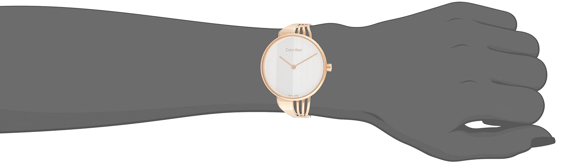  Shop Authentic Calvin Klein Drift White Dial Rose Gold Steel Strap Watch for Women - K6S2N616 - Luxxuri