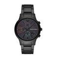 Shop Authentic Emporio Armani Renato Chronograph Mother of Pearl Black Dial Black Steel Strap Watch For Men - AR11275 - Luxxuri