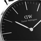  Shop Authentic Daniel Wellington Classic Durham Black Dial Brown Leather Strap Watch For Women - DW00100142 - Luxxuri